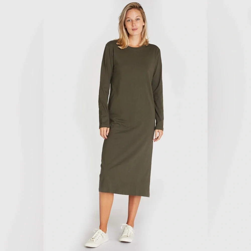 Cloth & Co Organic Cotton Long Sleeve Dress - Picture 1 of 9
